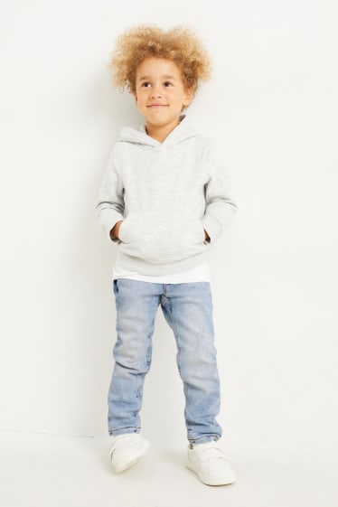 Kinderen - Slim jeans - thermojeans - jeanslichtblauw