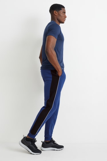 Uomo - Pantaloni da jogging - blu scuro