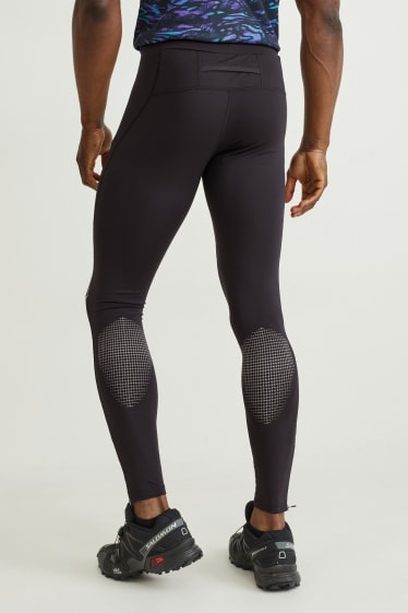 Heren - Sportlegging - 4 Way Stretch - zwart