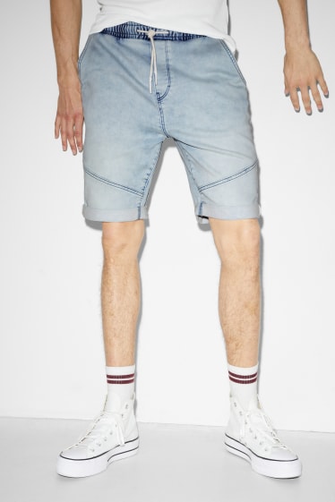 Uomo - Shorts di jeans - LYCRA® - jeans azzurro