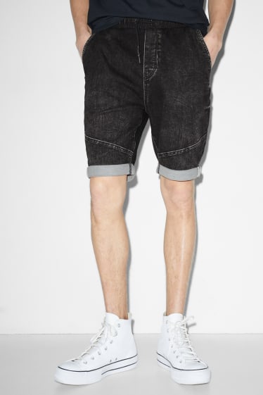 Uomo - Shorts di jeans - LYCRA® - jeans grigio scuro