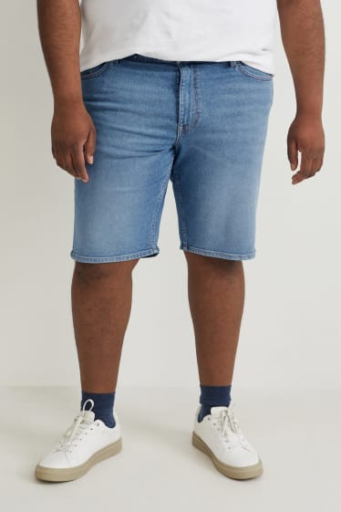 Hommes - Short en jean - jean bleu