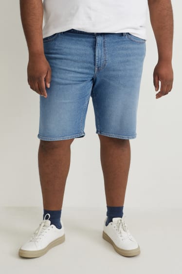 Herren - Jeans-Shorts - jeansblau