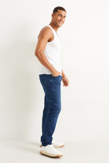 Heren - Straight jeans - jeansblauw