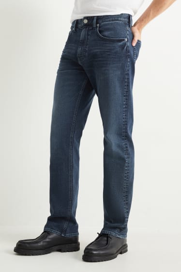 Uomo - Regular jeans - LYCRA® - jeans blu scuro