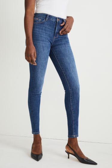 Femmes - Skinny jean - mid waist - LYCRA® - jean bleu