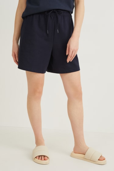 Damen - Sweatshorts - dunkelblau