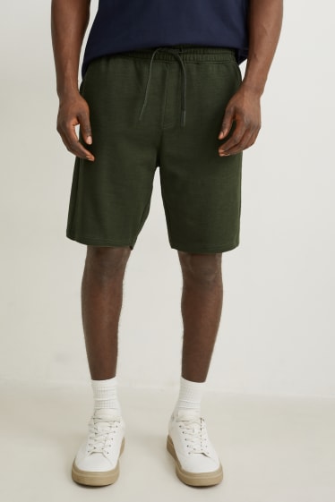 Herren - Sweatshorts - dunkelgrün
