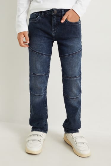 Kinder Buben - Straight Jeans - dunkelblau