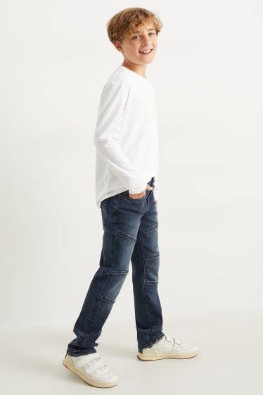 Kinder Buben - Straight Jeans - dunkelblau