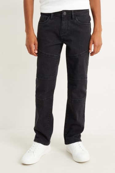 Enfants garçons - Jean coupe droite - jean gris