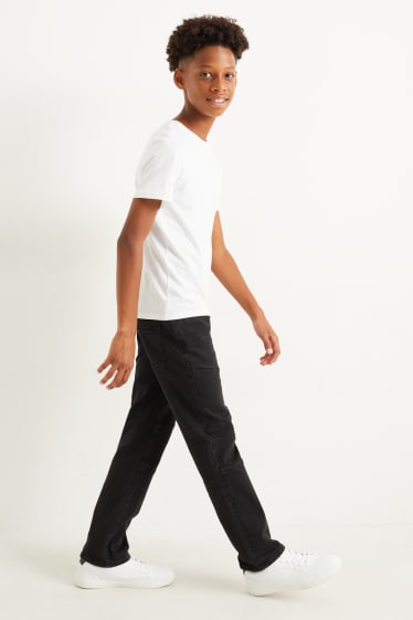 Enfants garçons - Jean coupe droite - jean gris