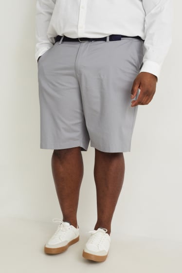 Uomo - Shorts con cintura - beige chiaro