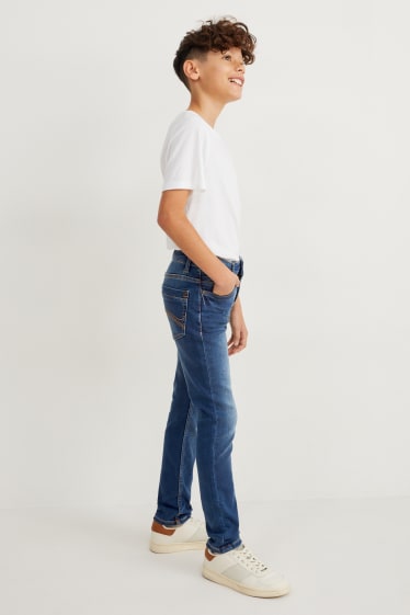 Kinder - Slim Jeans - Jog Denim - jeansblau