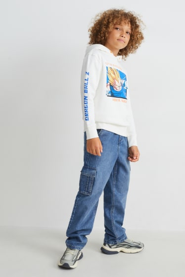 Kinder - Cargo Jeans - jeansblau