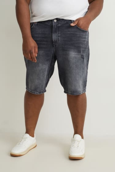 Uomo - Shorts di jeans - LYCRA® - jeans grigio