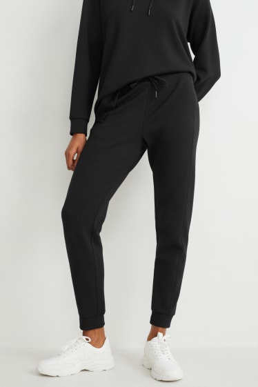 Dona - Pantalons de xandall bàsics - negre