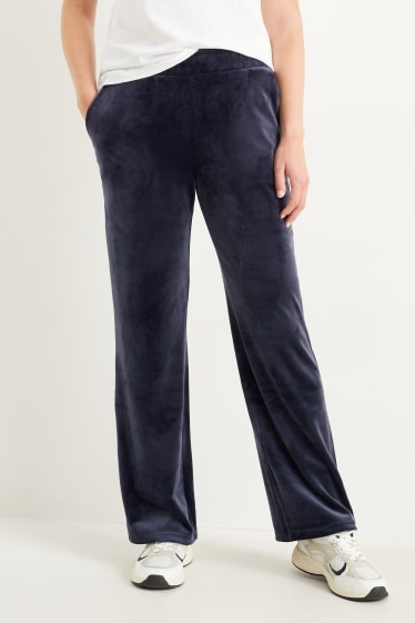 Dona - Pantalons bàsics - blau fosc