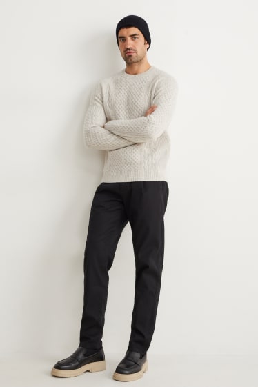 Uomo - Pantaloni chino - nero