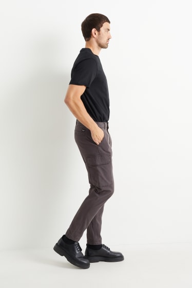 Herren - Cargohose - Regular Fit - dunkelgrau