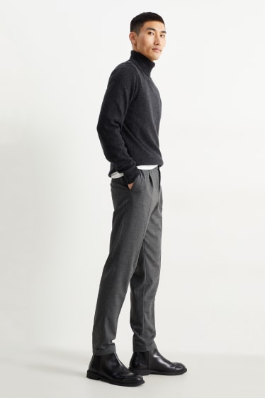 Herren - Chino - Tapered Fit - dunkelgrau
