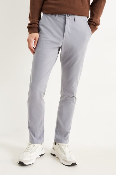Uomo - Chino - slim fit - Flex - jeans grigio chiaro