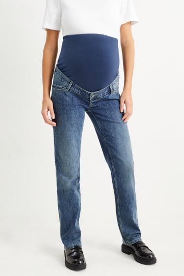 Kobiety - Dżinsy ciążowe - straight jeans - dżins-jasnoniebieski