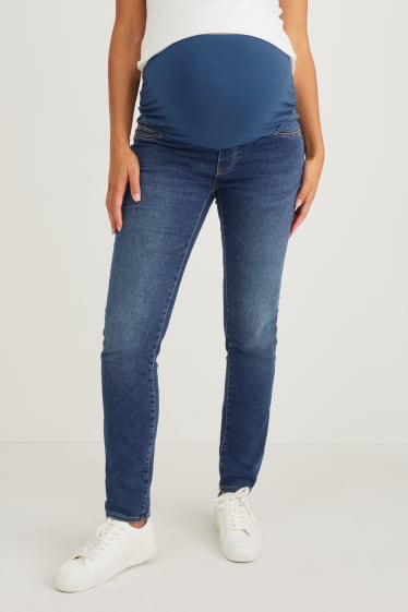 Damen - Umstandsjeans - Jegging Jeans - jeansblau