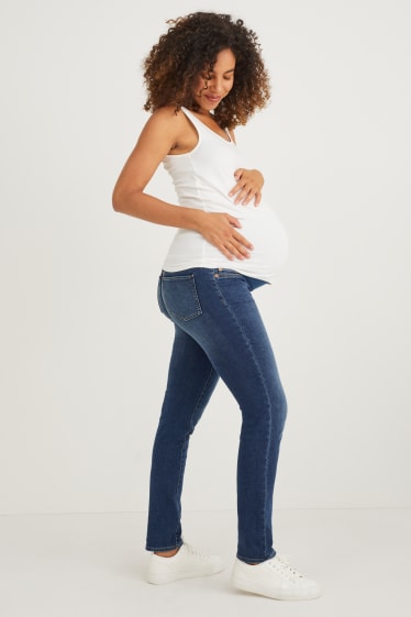 Damen - Umstandsjeans - Jegging Jeans - jeansblau