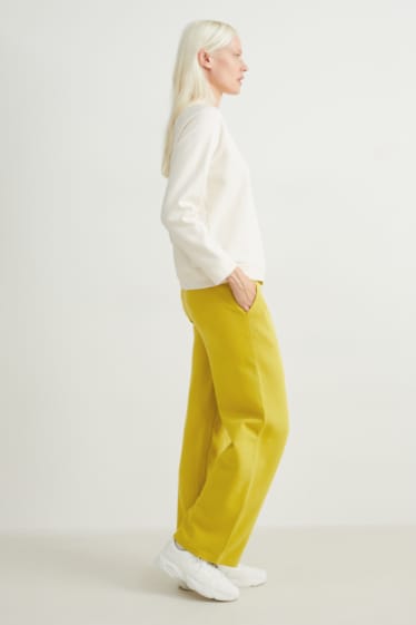 Mujer - Pantalón de deporte básico - amarillo