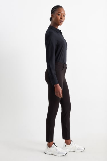 Damen - Jersey-Hose - Skinny Fit - schwarz