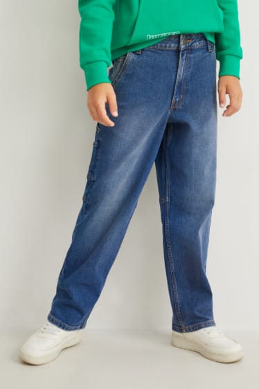 Nen - Texans wide leg - texà blau