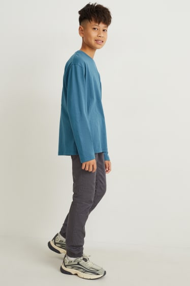 Kinder Jungen - Multipack 2er - Thermohose - blau