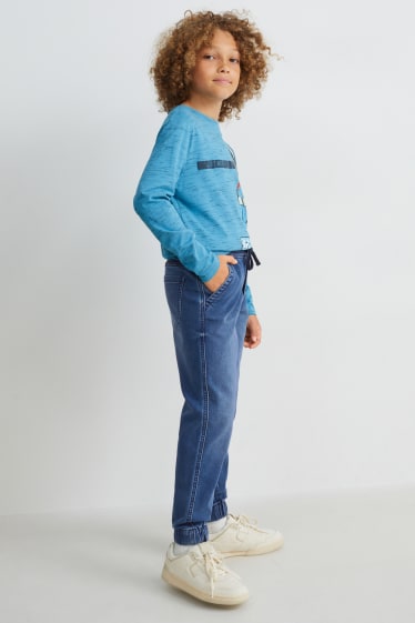 Dětské - Relaxed jeans - džíny - modré