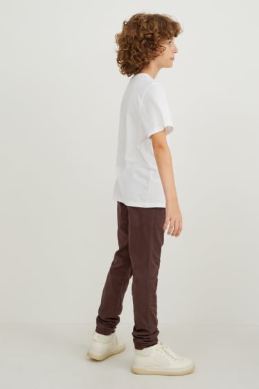 Enfants garçons - Lot de 2 - pantalons chauds - noir