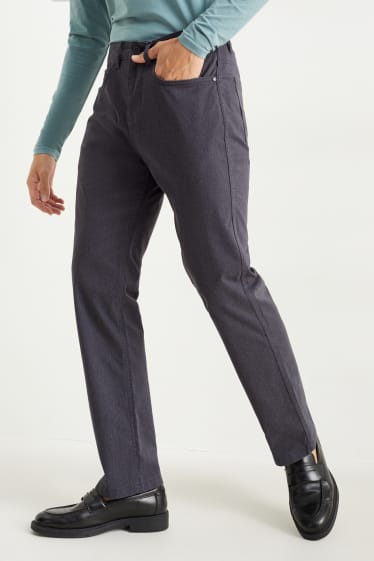 Home - Pantalons - regular fit - texà gris fosc