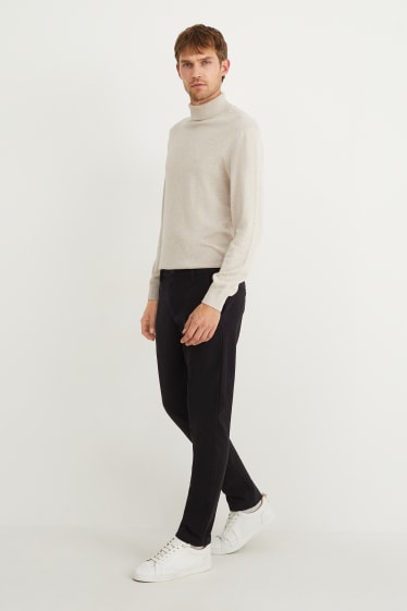 Heren - Chino - slim fit - Flex - zwart