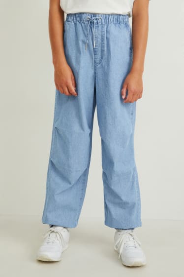 Kinderen: meisjes - Broek - jeansdonkerblauw
