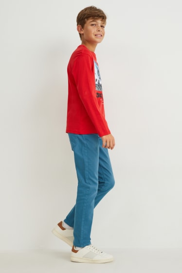 Enfants garçons - Pantalon - bleu pétrole