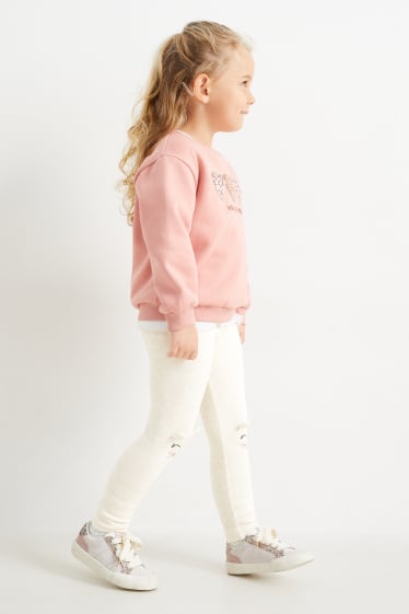 Kinder Mädchen - Multipack 2er - Thermoleggings - rosa