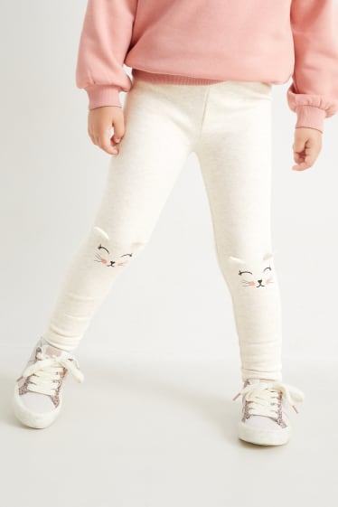 Kinder Mädchen - Multipack 2er - Thermoleggings - rosa