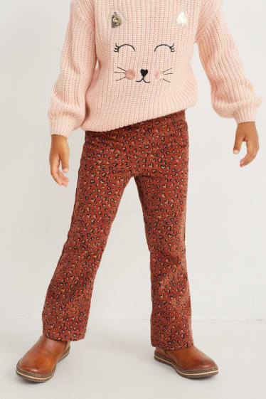 Kinderen: meisjes - Corduroy broek - bruin