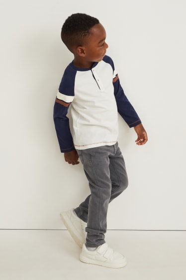 Kinder Jungen - Multipack 2er - Slim Jeans - dunkeljeansblau