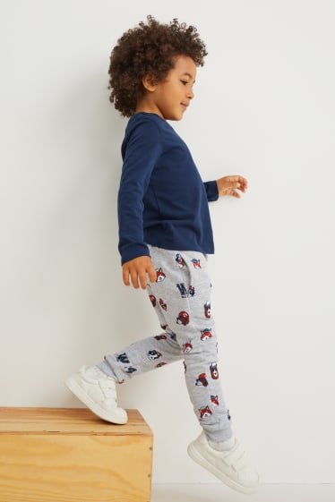 Kinder Jungen - Multipack 5er - Jogginghose - dunkelorange