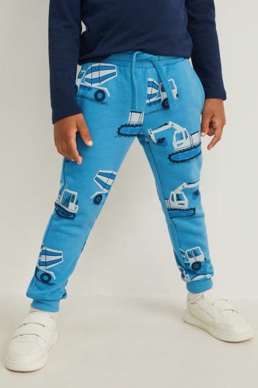 Enfants garçons - Lot de 5 - pantalons de jogging - bleu foncé