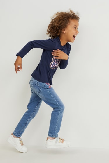 Enfants filles - Skinny jean - jean doublé - jean bleu