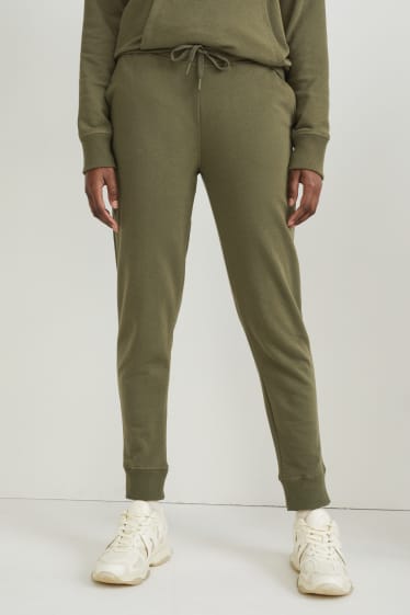 Damen - Basic-Jogginghose - dunkelgrün
