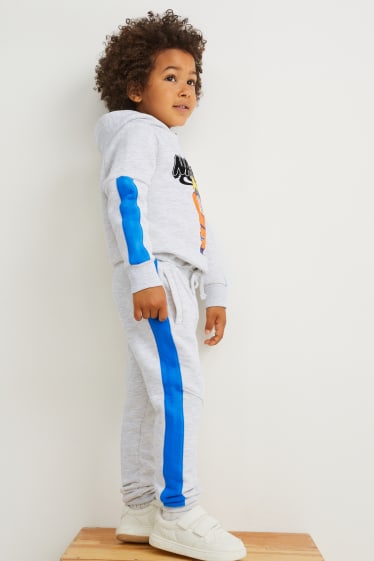 Enfants garçons - Naruto - bas de jogging - gris clair chiné