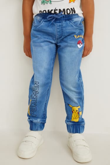 Kinder Buben - Pokémon - Straight Jeans - jeansblau