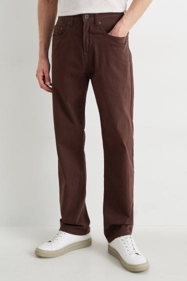 Herren - Thermohose - Regular Fit - dunkelbraun
